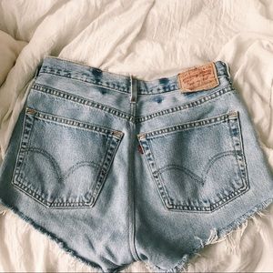 Vintage Levi High waisted shorts